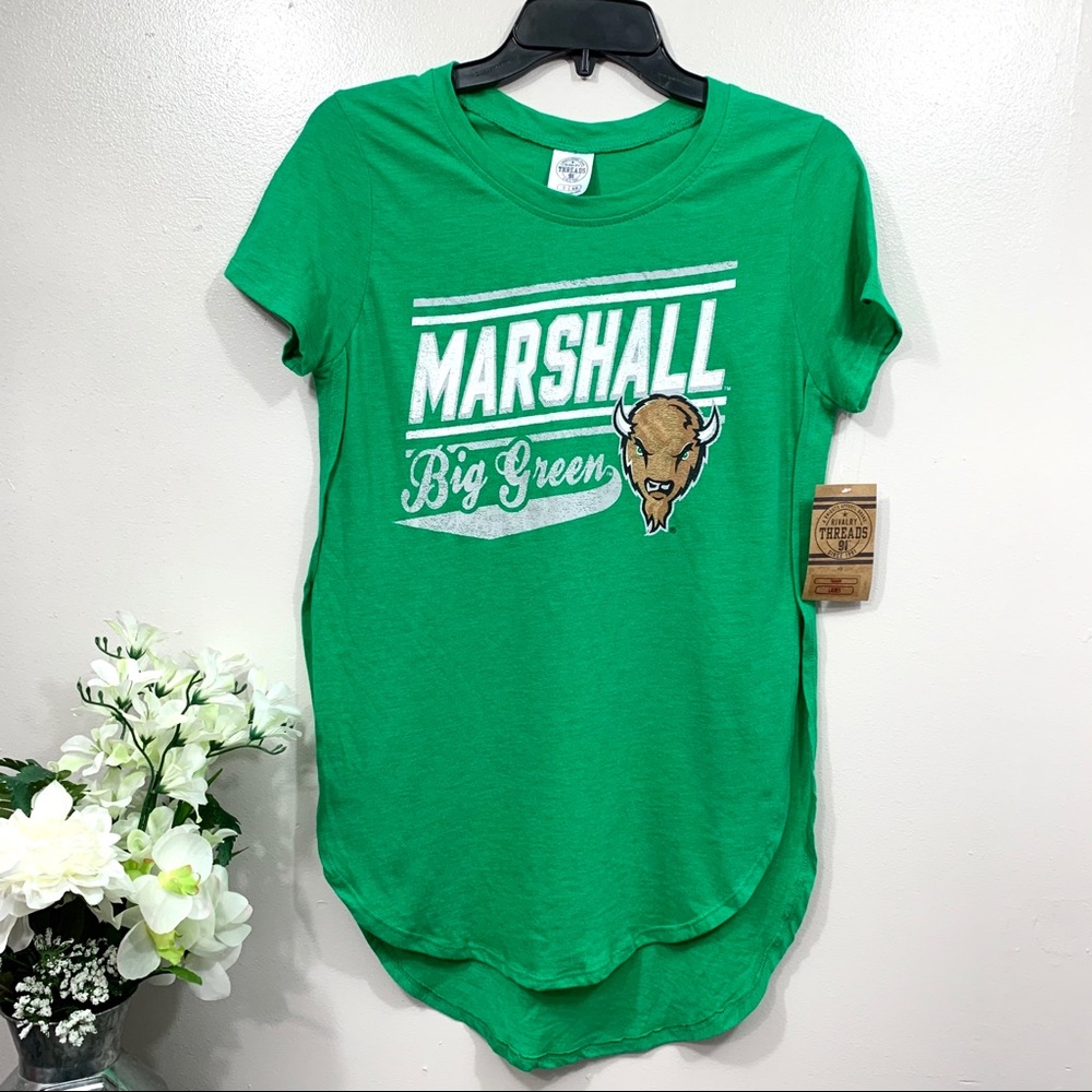 Rivalry Threads 91 Marshall Big Green T-Shirt NWT